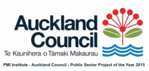 GBS PMI Institute - Auckland Council - Public Sector Project of the Year 2015 | Geographic Business Solutions